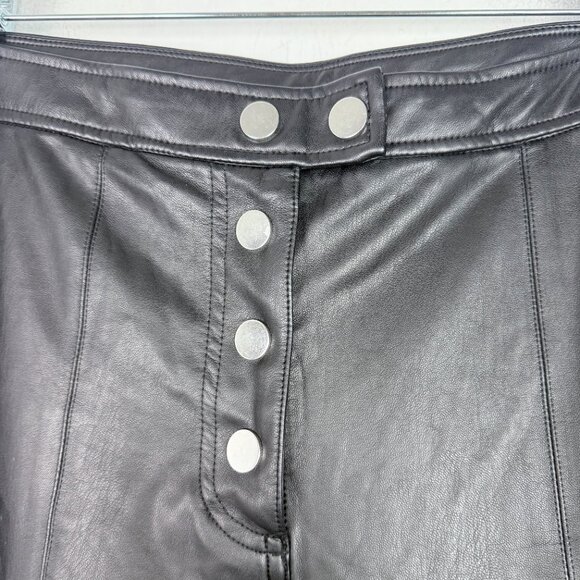NWT City Chic Faux Leather Weekender Pant Ankle Black Plus Size 18 NEW - Picture 5 of 11
